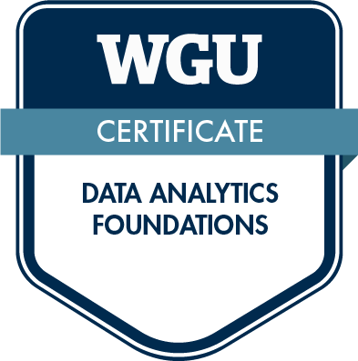 Data Analytics Foundations Badge